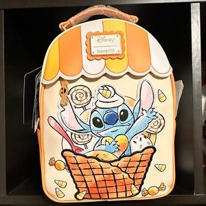 Loungefly Disney Lilo & Stitch Candy Corn Sundae Stitch Mini Backpack